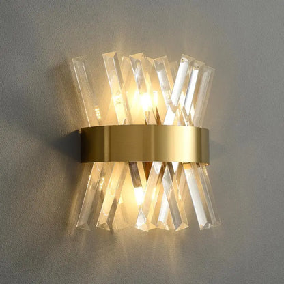 LED Glass Wall Lamp Bedside Bathroom Stairs Living Room Entrance Decoration Nordic Wall Light Indoor Lighting E14