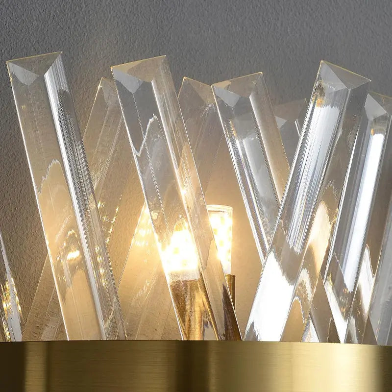 LED Glass Wall Lamp Bedside Bathroom Stairs Living Room Entrance Decoration Nordic Wall Light Indoor Lighting E14
