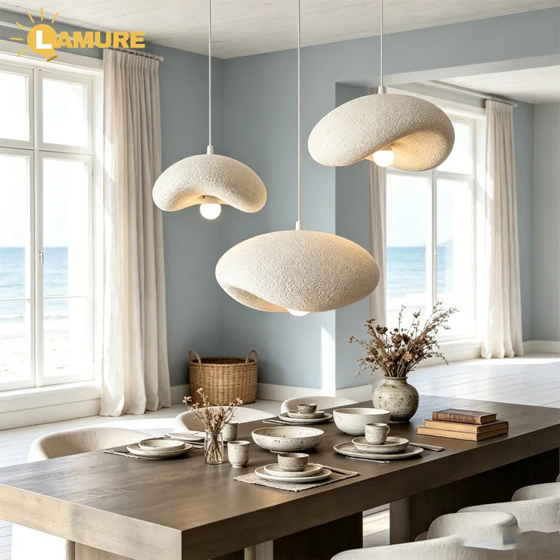 Restaurant Ceiling Chandelier Japanese Wabi Sabi Colorful Design Kitchen Bar Table Pendant Lamp Home Dining Room Hanging Light