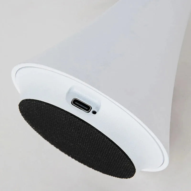 Mushroom Table Lamp, USB-C Rechargeable Wireless Touch Creative Night Light for Hotel, Bedroom & Home Atmosphere