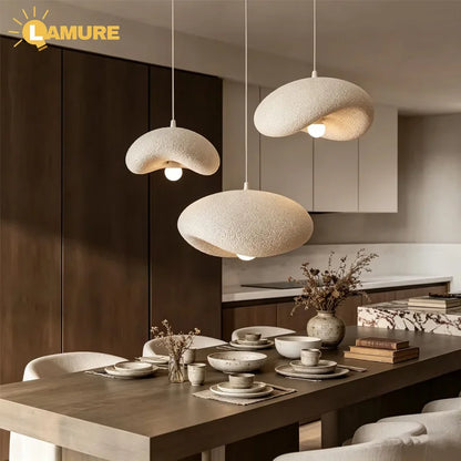 Restaurant Ceiling Chandelier Japanese Wabi Sabi Colorful Design Kitchen Bar Table Pendant Lamp Home Dining Room Hanging Light