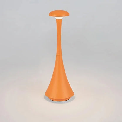 Mushroom Table Lamp, USB-C Rechargeable Wireless Touch Creative Night Light for Hotel, Bedroom & Home Atmosphere