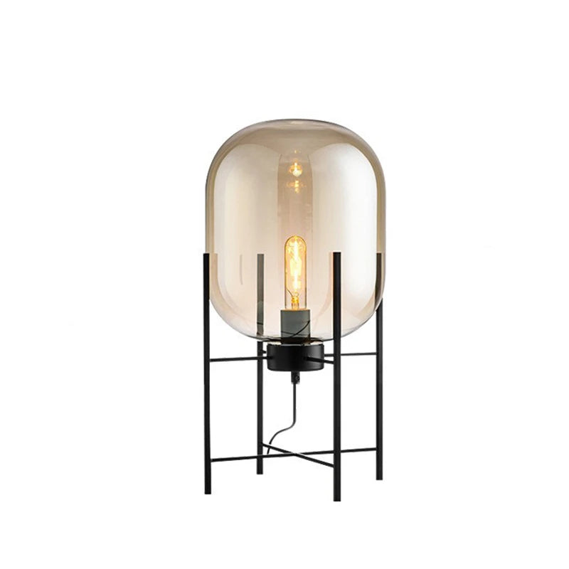 Villa Bubble Oda Pulpo Glass Ball Floor Lamp Postmodern Scandinavian Floor Lamp Hotel Cafe Bedroom Bedside Reading Floor Lamp
