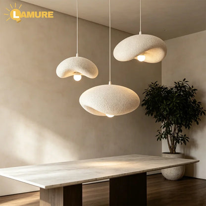 Restaurant Ceiling Chandelier Japanese Wabi Sabi Colorful Design Kitchen Bar Table Pendant Lamp Home Dining Room Hanging Light