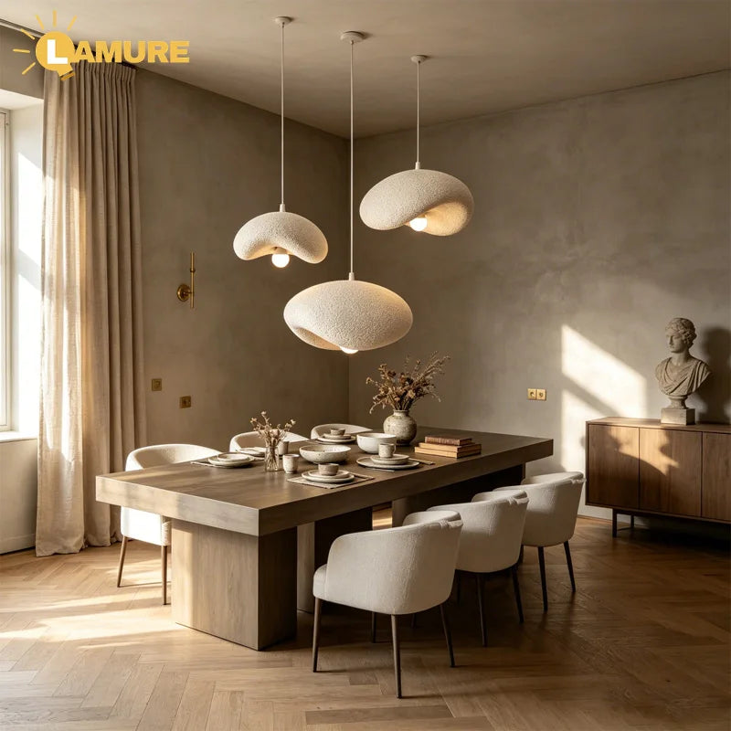 Restaurant Ceiling Chandelier Japanese Wabi Sabi Colorful Design Kitchen Bar Table Pendant Lamp Home Dining Room Hanging Light