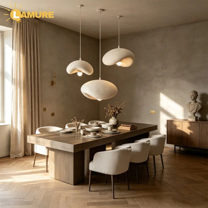 Restaurant Ceiling Chandelier Japanese Wabi Sabi Colorful Design Kitchen Bar Table Pendant Lamp Home Dining Room Hanging Light
