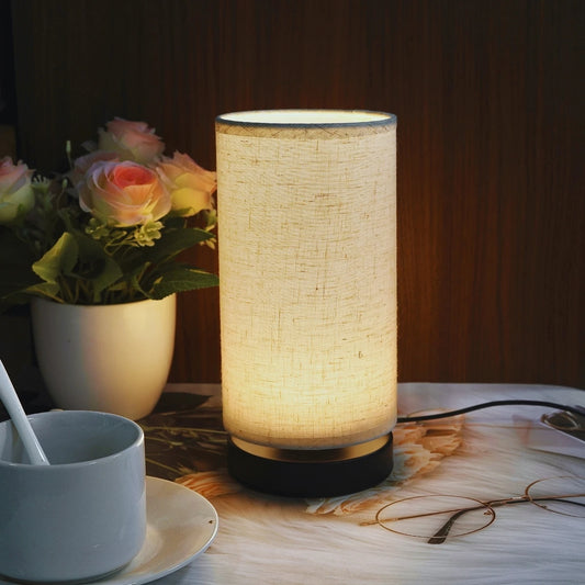 Nordic Fabric Table Lamp, USB Powered, Suitable for Living Rooms, Bedrooms, Offices - Perfect Gift for Holidays and Birthdays