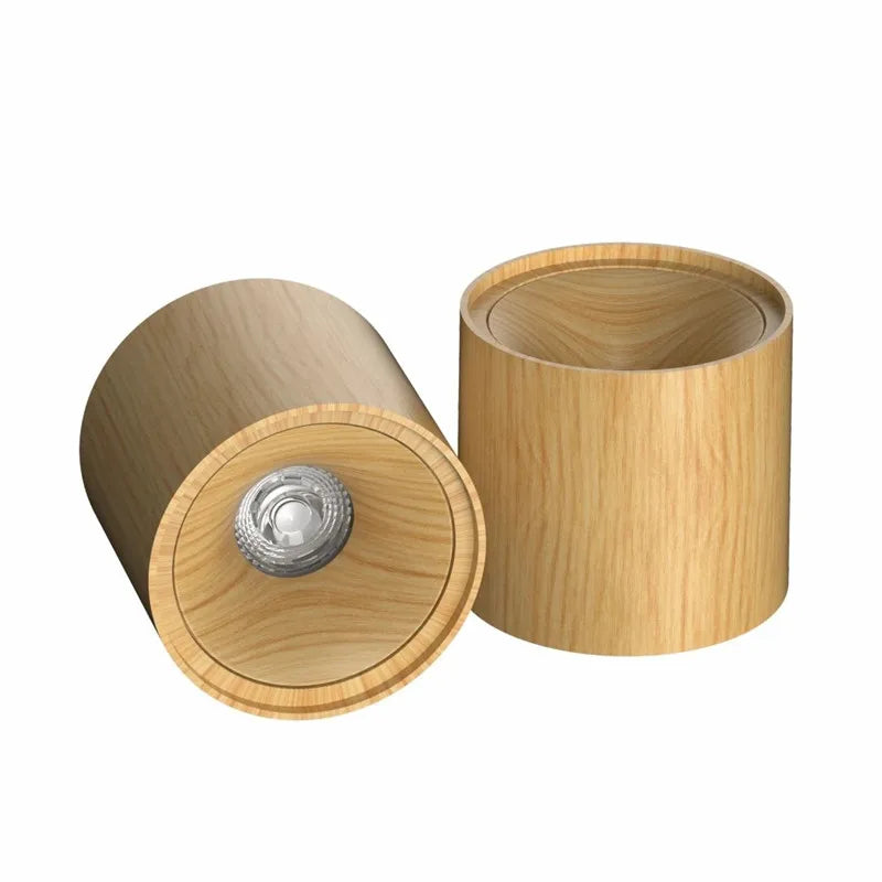 LED Ceiling Light Anti Glare Chinese Style Walnut/Japanese Wabi Sabi Style High-Quality Aluminum Living Room Bedroom 110V/220V