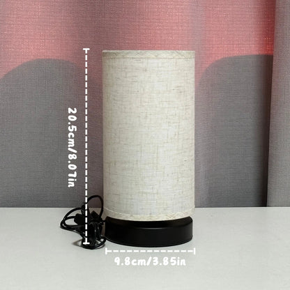 Nordic Fabric Table Lamp, USB Powered, Suitable for Living Rooms, Bedrooms, Offices - Perfect Gift for Holidays and Birthdays