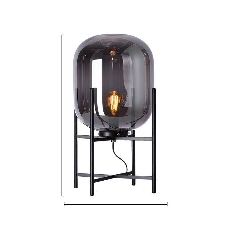 Villa Bubble Oda Pulpo Glass Ball Floor Lamp Postmodern Scandinavian Floor Lamp Hotel Cafe Bedroom Bedside Reading Floor Lamp