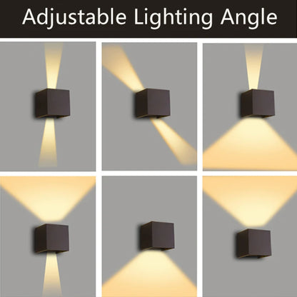 MARPOU Led Wall Lamp Waterproof IP65 9W Outdoor Indoor Lighting  Wall Light For Garden Porch AC 90-260V Living room decoration
