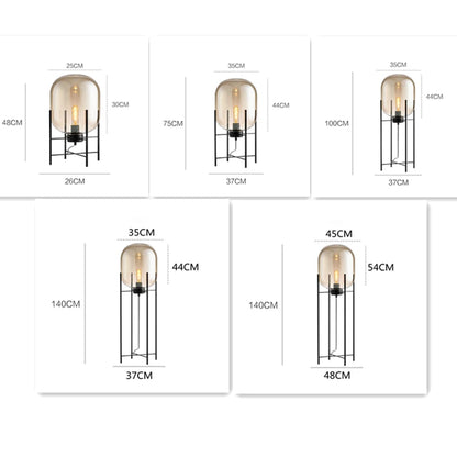 Villa Bubble Oda Pulpo Glass Ball Floor Lamp Postmodern Scandinavian Floor Lamp Hotel Cafe Bedroom Bedside Reading Floor Lamp