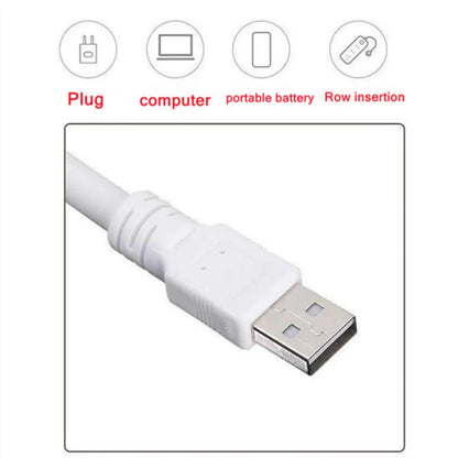 USB Direct Plug Portable Lamp Dormitory Bedside Desk Lamp LED Eye Protection Student Study Reading Table Lamp Night Light