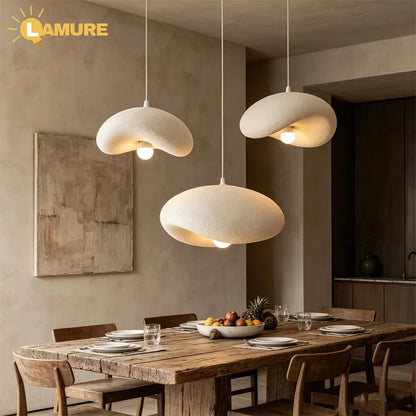 Restaurant Ceiling Chandelier Japanese Wabi Sabi Colorful Design Kitchen Bar Table Pendant Lamp Home Dining Room Hanging Light
