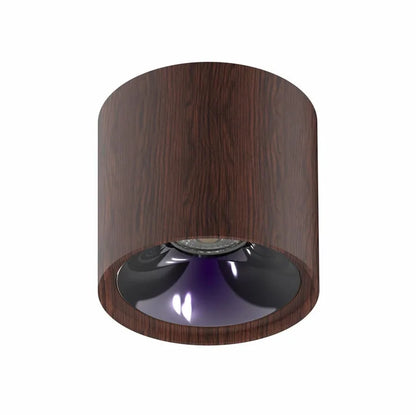 LED Ceiling Light Anti Glare Chinese Style Walnut/Japanese Wabi Sabi Style High-Quality Aluminum Living Room Bedroom 110V/220V