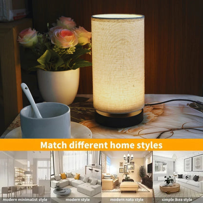 Nordic Fabric Table Lamp, USB Powered, Suitable for Living Rooms, Bedrooms, Offices - Perfect Gift for Holidays and Birthdays