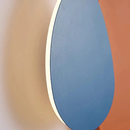 Creative Colorful Metal Wall Light Orange Black Blue White 3000K Home Atmosphere Lamp For Parlor Bedroom Stairs Aisle Restaurant