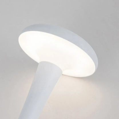 Mushroom Table Lamp, USB-C Rechargeable Wireless Touch Creative Night Light for Hotel, Bedroom & Home Atmosphere